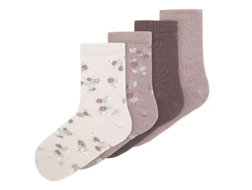 Name It sparrow mix strømper uld/bomuld (4-pak)